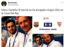 Enlace a Manu Carreño con otro dato del Sevilla