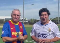 Enlace a Stoichkov y Zamorano promocionando un clásico sin violencia. Me da algo.
