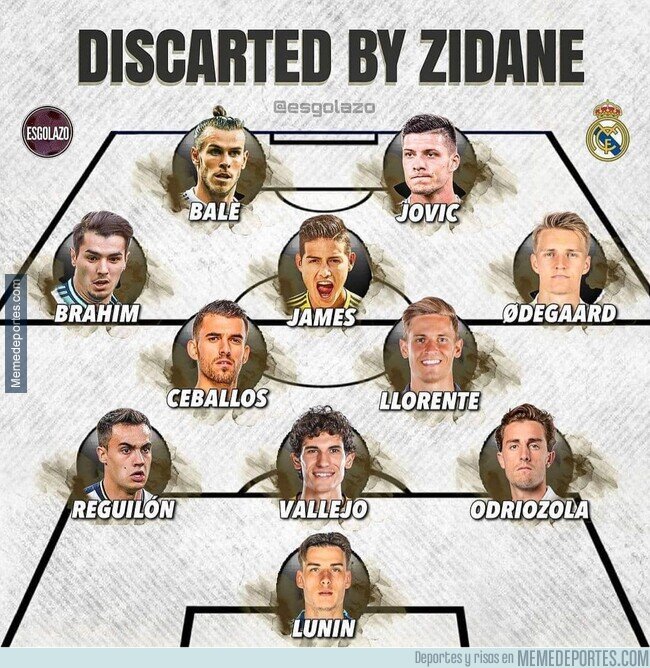 1132061 - El 11 ideal de jugadores descartados por Zidane