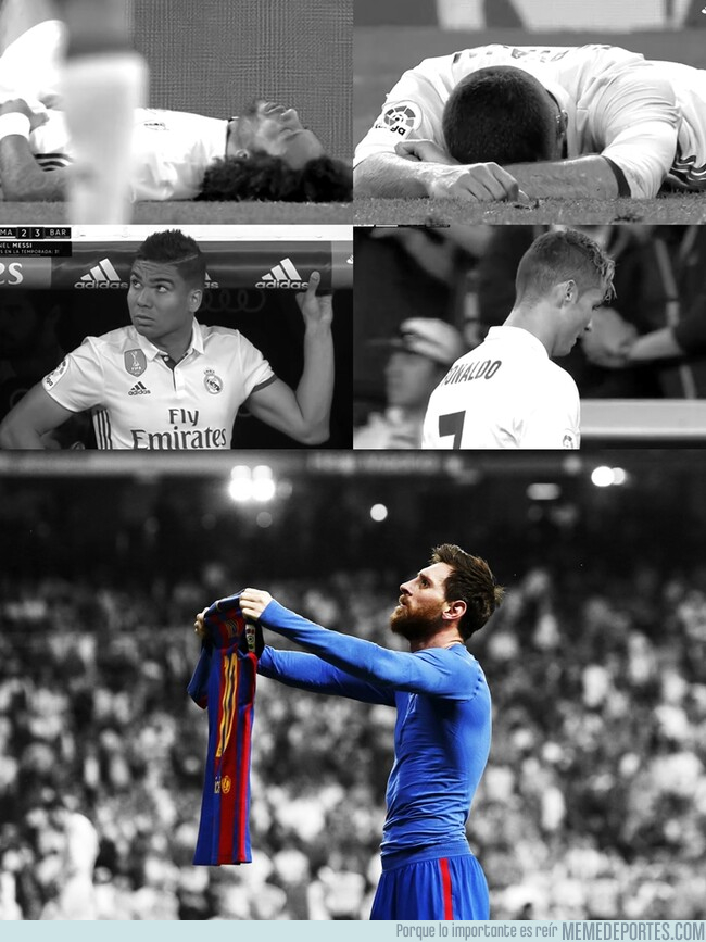 1133481 - Hace 4 años Leo Messi puso el Bernabéu a sus pies