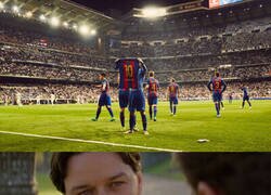 Enlace a Se cumplen 4 años de la mítica celebración de Messi en el Bernabéu