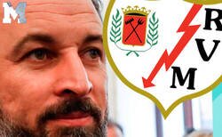 Enlace a Brutal: Lo que hicieron los aficionados del Rayo Vallecano el día después de la visita de Santiago Abascal a su estadio