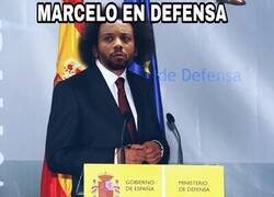 Enlace a Marcelo en defensa