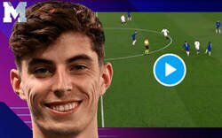 Enlace a Havertz jugueteando con Sergio Ramos un minuto antes de finalizar el partido. Le ha perdido todo el respeto