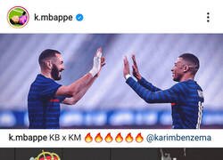 Enlace a El guiño de Mbappé a Benzema