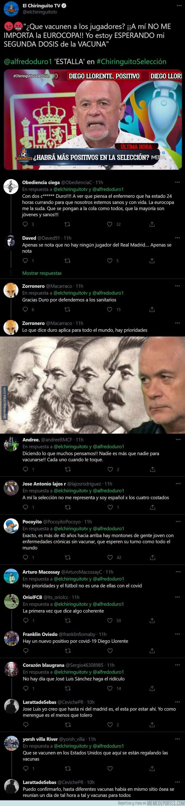 1137084 - La indignación total de Alfredo Duro con este mensaje lleno de realidad por lo que está pasando con la selección española