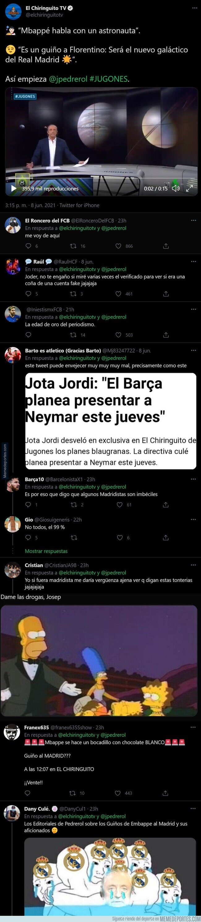 1137105 - Todo el mundo se está riendo de Pedrerol por esto que ha dicho sobre Mbappé y el Real Madrid