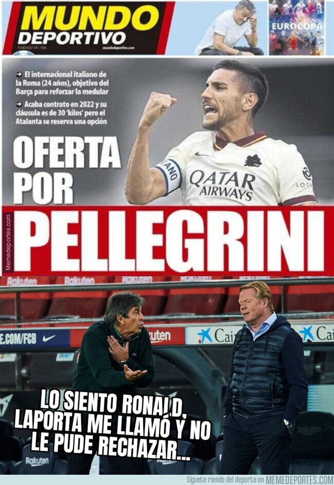 1137144 - Pellegrini suena para el Barça