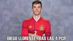 Enlace a Diego Llorente tras las pruebas PCR