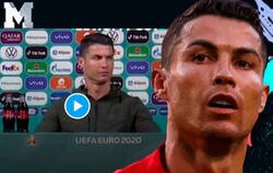 Enlace a La aplaudida acción de Cristiano al ver dos botellas de Coca-Cola pero que es simple postureo cuando promociona Herbalife