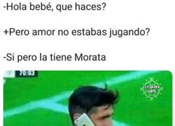 Enlace a Pero... ¡¡está jugando Morata!!