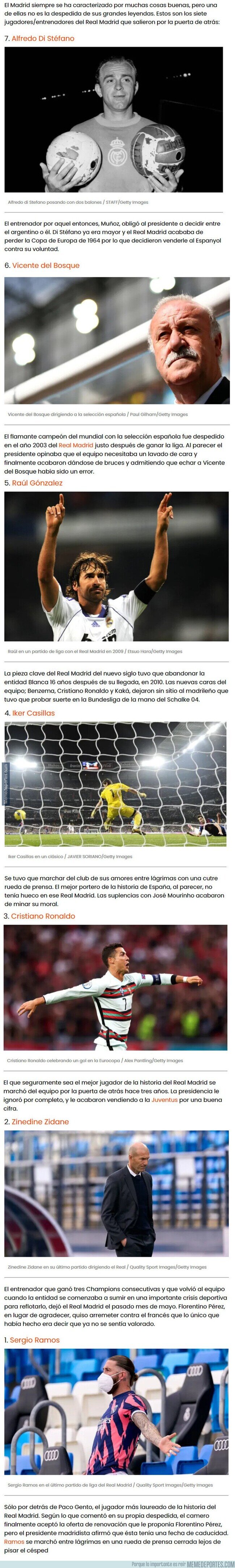 1137679 - Las leyendas del Real Madrid que salieron por la puerta de atrás