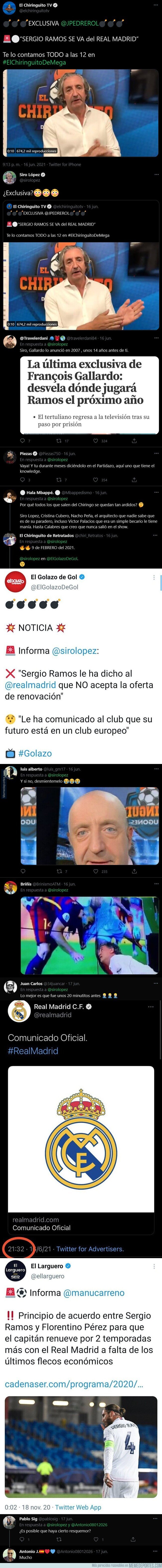 1137712 - El cabreo de Siro López con Pedrerol por anunciar esta noticia como si fuese exclusiva de 'El Chiringuito'