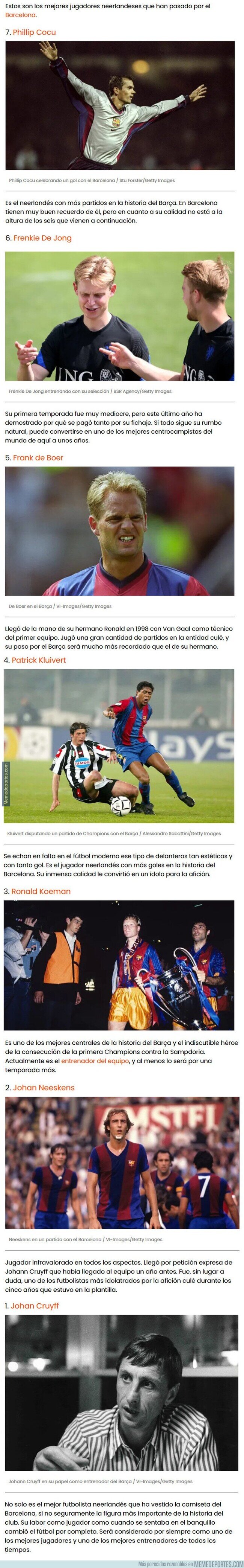 1137855 - Estos son los mejores futbolistas holandeses que jugaron en el Barcelona