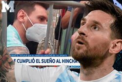 Enlace a La bonita historia de Messi y el tatuaje de un hincha que emocionó al futbolista nada más verlo