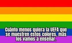Enlace a Aunque le moleste a la UEFA