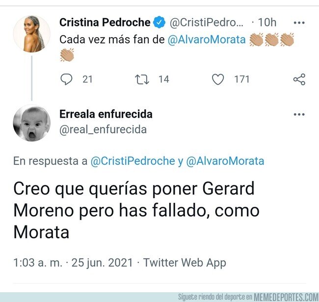 1138196 - Has escrito Gerard Moreno mal, Cris