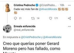 Enlace a Has escrito Gerard Moreno mal, Cris