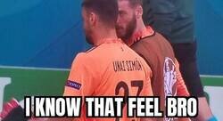 Enlace a De Gea sabe mejor que nadie por lo que pasó Unai Simón