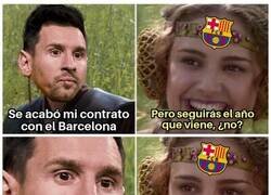 Enlace a Messi siembra dudas