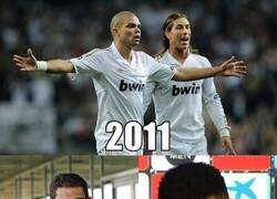 Enlace a Los centrales del Madrid hace una década…