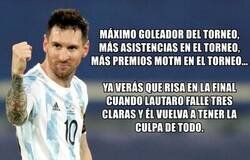 Enlace a La historia de Messi con Argentina. Nadie puede negar que él cumple su parte. Nadie.
