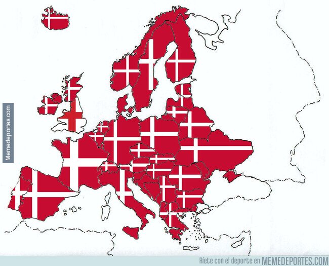 1139049 - A quienes apoyan los equipos europeos entre Inglaterra y Dinamarca