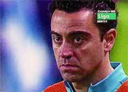 Enlace a Xavi al ver el gol de Italia