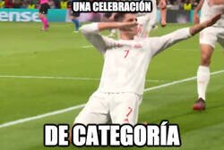 Enlace a Morata emulando a Kiko