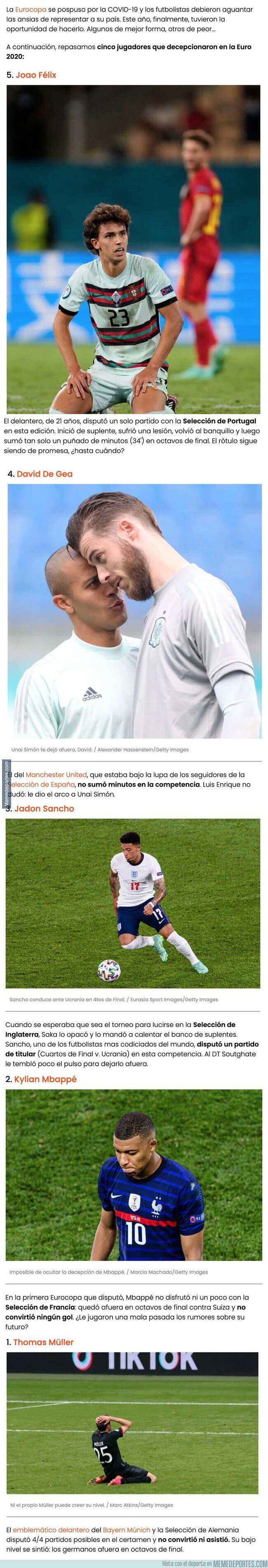 1139297 - Estos son los jugadores que más han decepcionado durante la Eurocopa