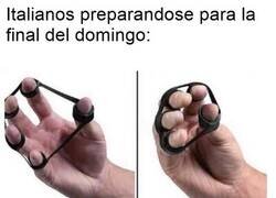 Enlace a Italia listo para la final
