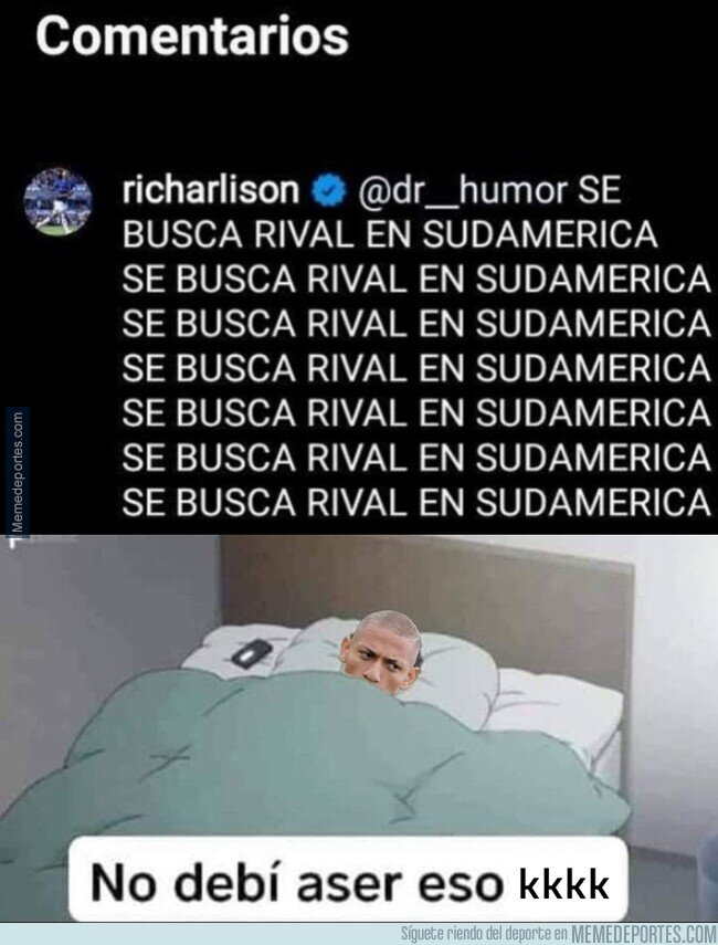 1139558 - Richarlison pecó de arrogancia.