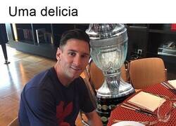 Enlace a El desayuno de Messi esta mañana