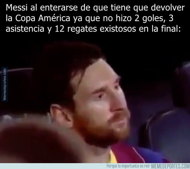 1139703 - Cuantas finales no fue Messi el mejor de Argentina... Hipócritas