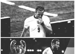 Enlace a 10 años de carrera, 0 títulos para Kane