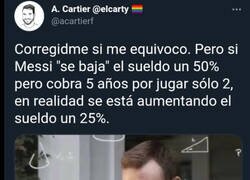 Enlace a Messi se la está colando al Barça