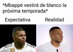 Enlace a Mbappé vestirá de blanco