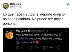Enlace a Pau Gasol es una enorme persona y esto lo demuestra
