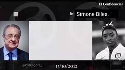 Enlace a Florentino Pérez sobre Simone Biles