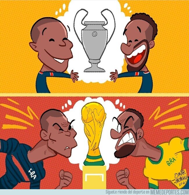 1140992 - Mbappé y Neymar, sueños comunes y sueños adversos