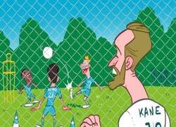 Enlace a Kane anhela entrenar con el City