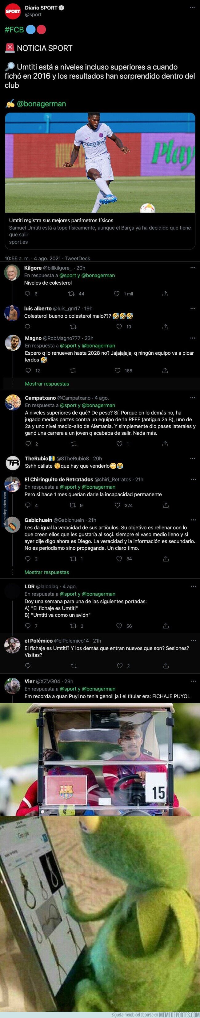 1141317 - La indignación de todos los culés con esta información que ha salido sobre Umtiti