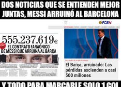 Enlace a Alguien tiene que decirlo, Messi arruinó al Barcelona