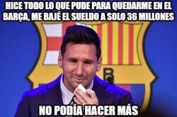 Enlace a Pobre Messi, hizo hasta lo imposible por quedarse en el equipo que amaba
