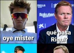 Enlace a Riqui Puig no lo tiene fácil