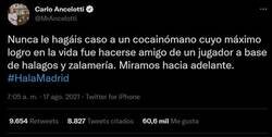 Enlace a Contundente mensaje de Ancelotti