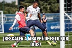 Enlace a Mbappé sigue sufriendo en esa cárcel 