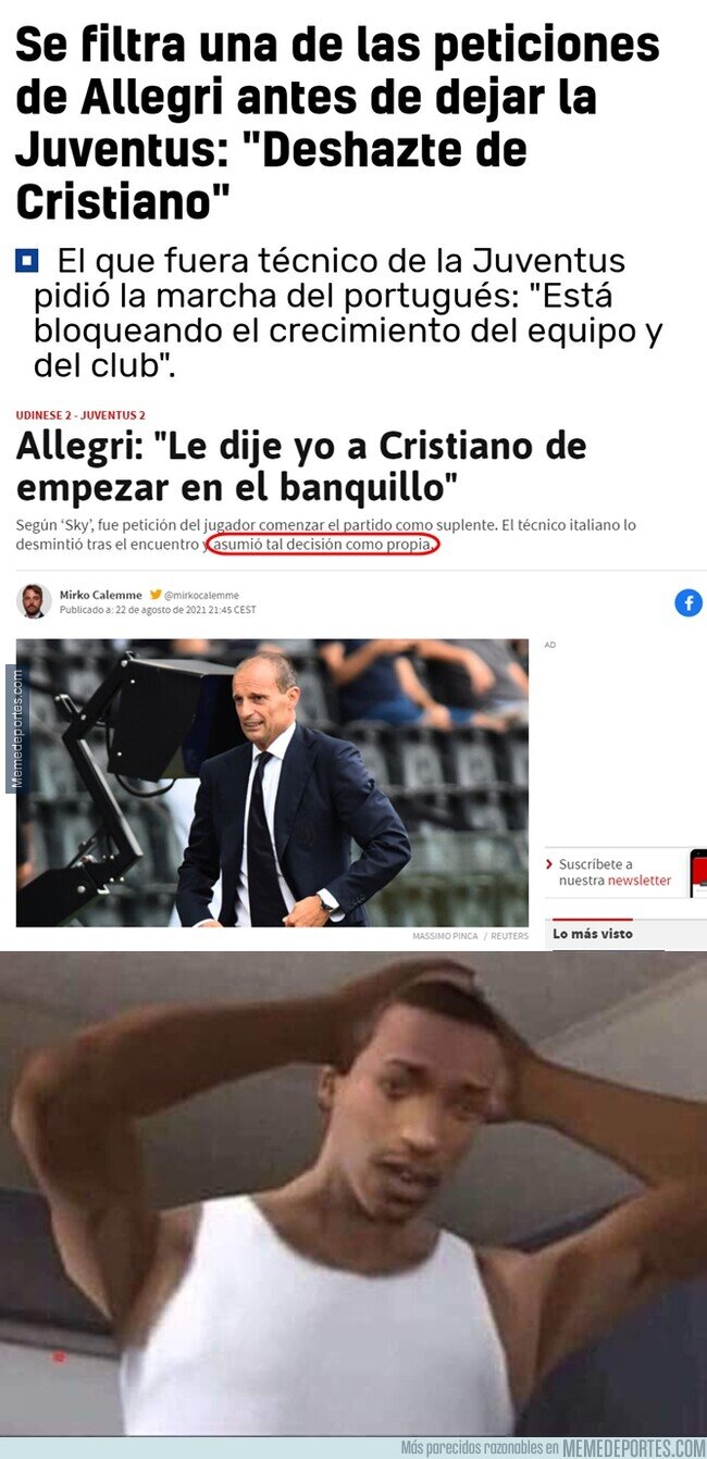 1142928 - Nadie ha hablado de esto. Cristiano está siendo dirigido por un tipo que no confía en él