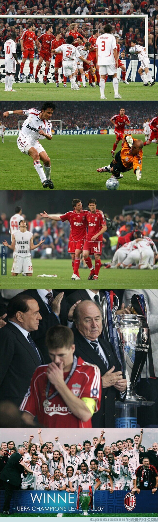 1143019 - La última vez que se enfrentaron Liverpool y Milan fue hace 14 años, en la final de 2007