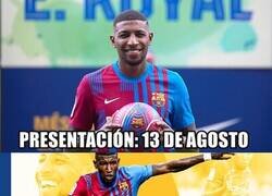 Enlace a Emerson fue jugador del Barça 19 días. Récord.